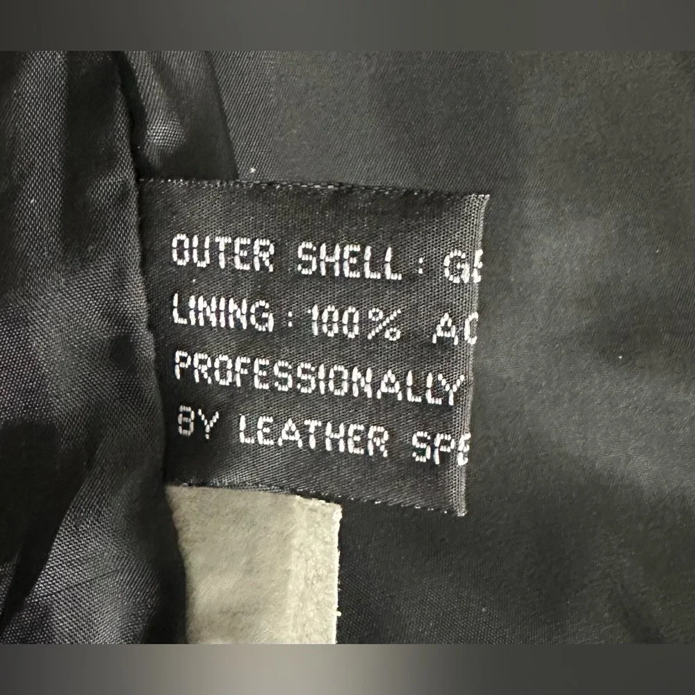 NWT Vintage Wilsons Leather Beyond Leather Black Leather & Suede Shorts - Picture 7 of 13